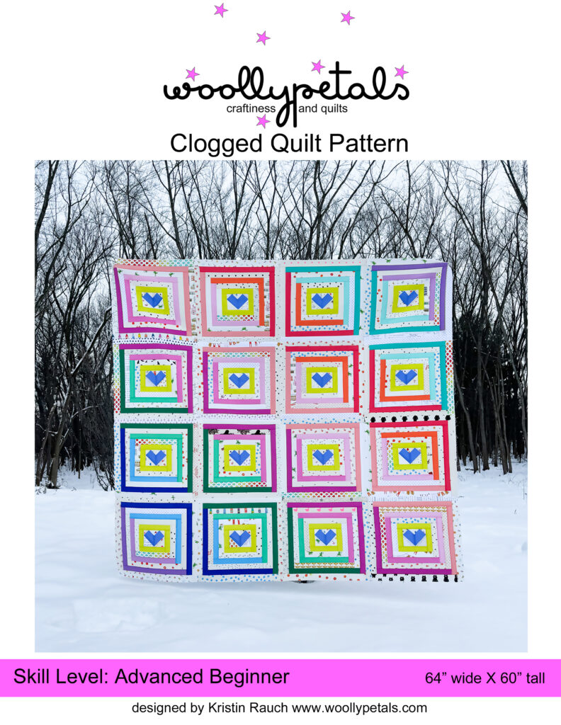 Clogged Pattern by woollypetals  Quilt Cover Image 