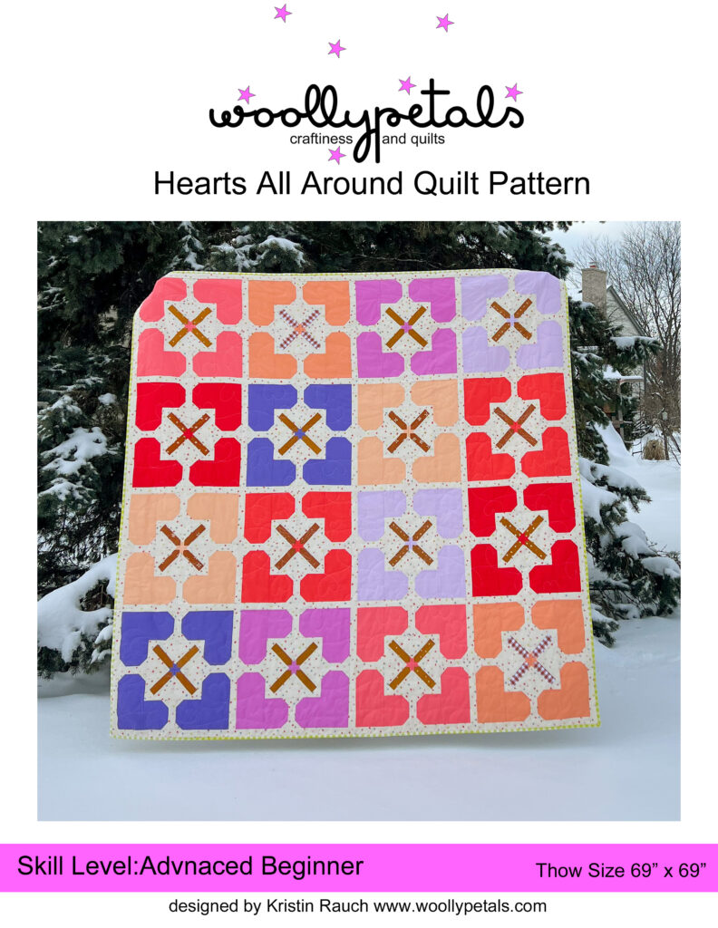 Hearts All Around Pattern by woollypetals Cover Image