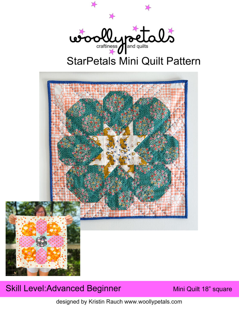 StarPetals Mini Pattern by woollypetals Cover Image