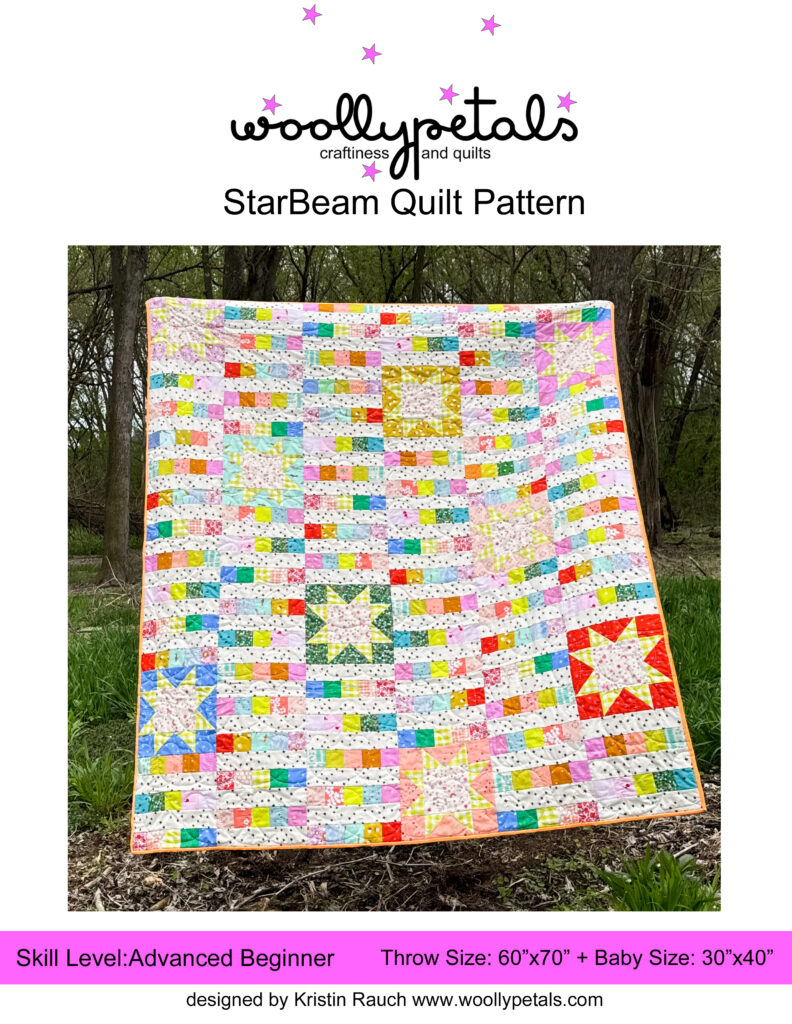 StarBeam Pattern by woollypetals  Quilt Cover Image 