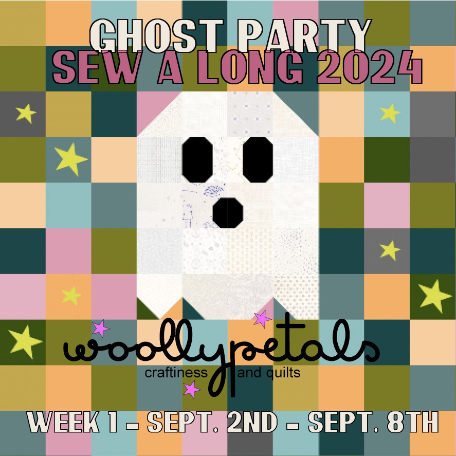 Woollypetals Ghost Party SAL week 1 Image