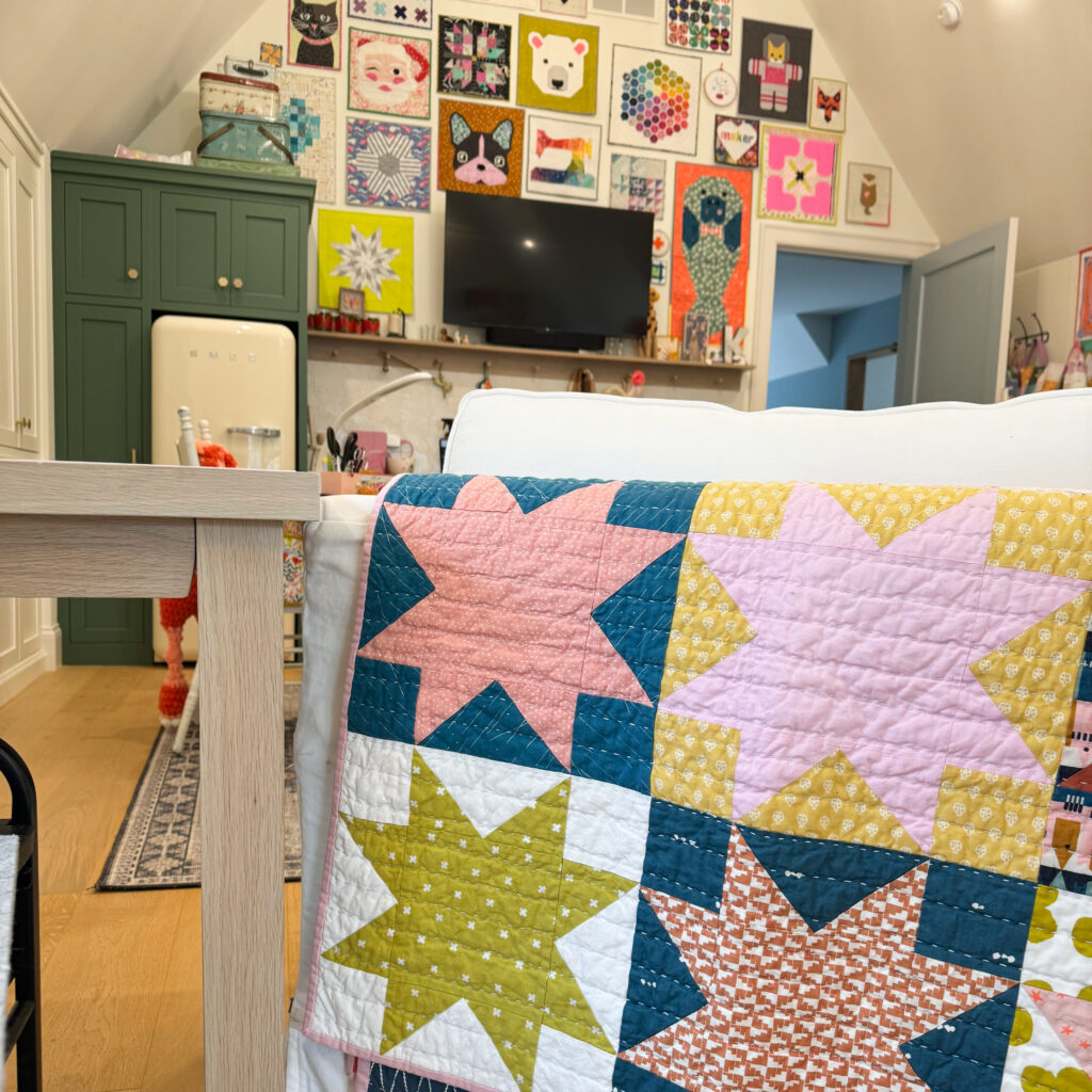 Woollypetals Sewing Room Tour Mini Wall