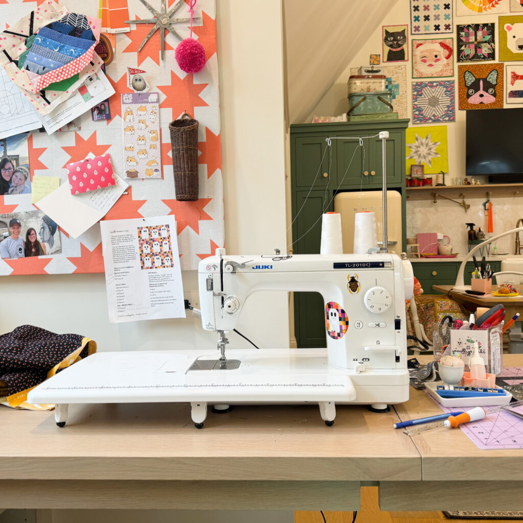 Woollypetals Sewing Room Tour Juki Sewing spot