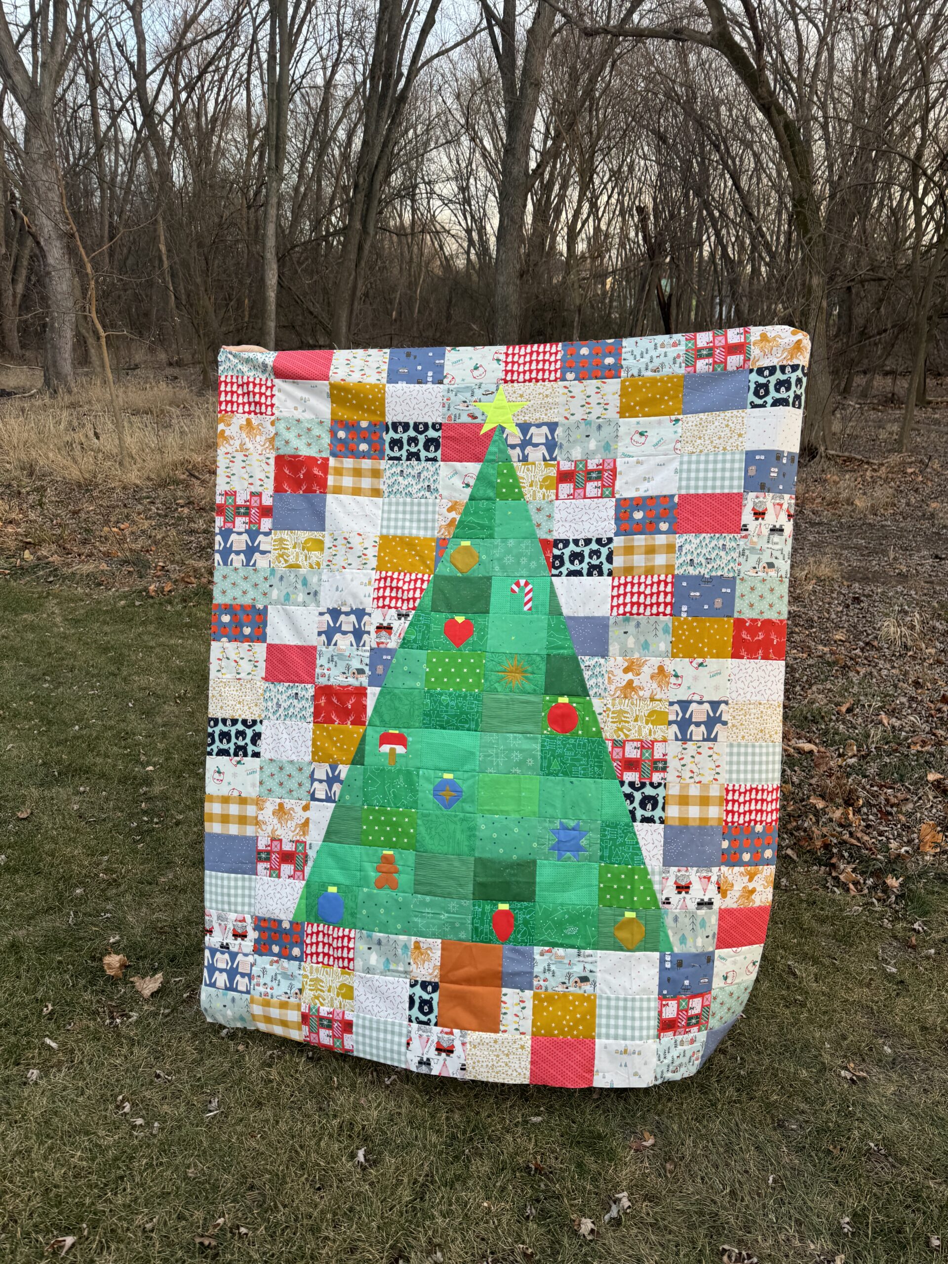 My sons Oh Christmas Tree quilt
