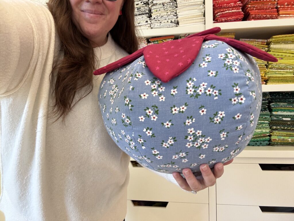 woollypetals Strawberry Pillow Pattern Release Large Short Strawberry